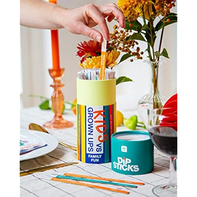 Kids vs Adults Dipstick - Fun Family Trivia Dinner Party