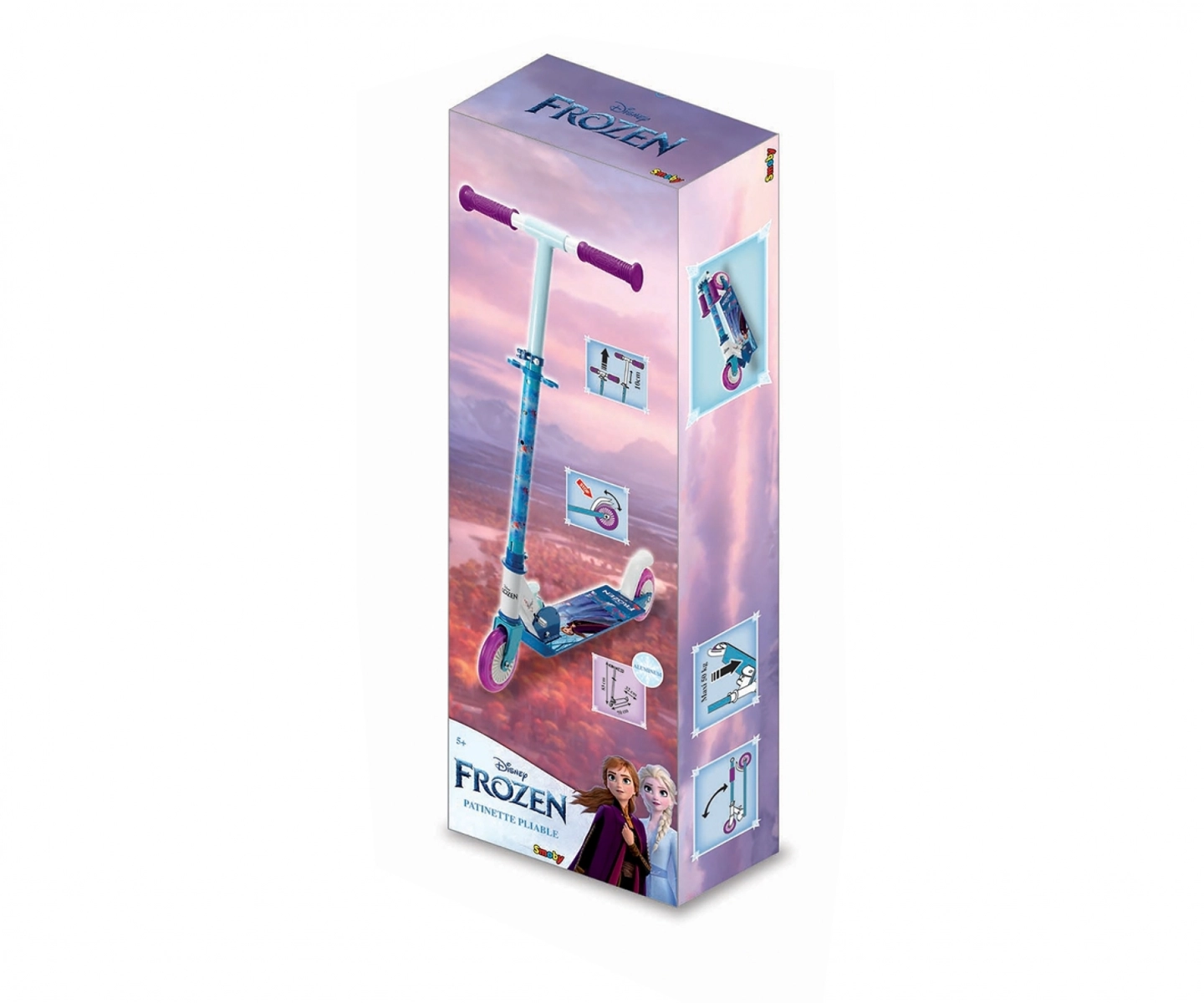 Frozen 2-Wheel Kick Scooter – Foldable