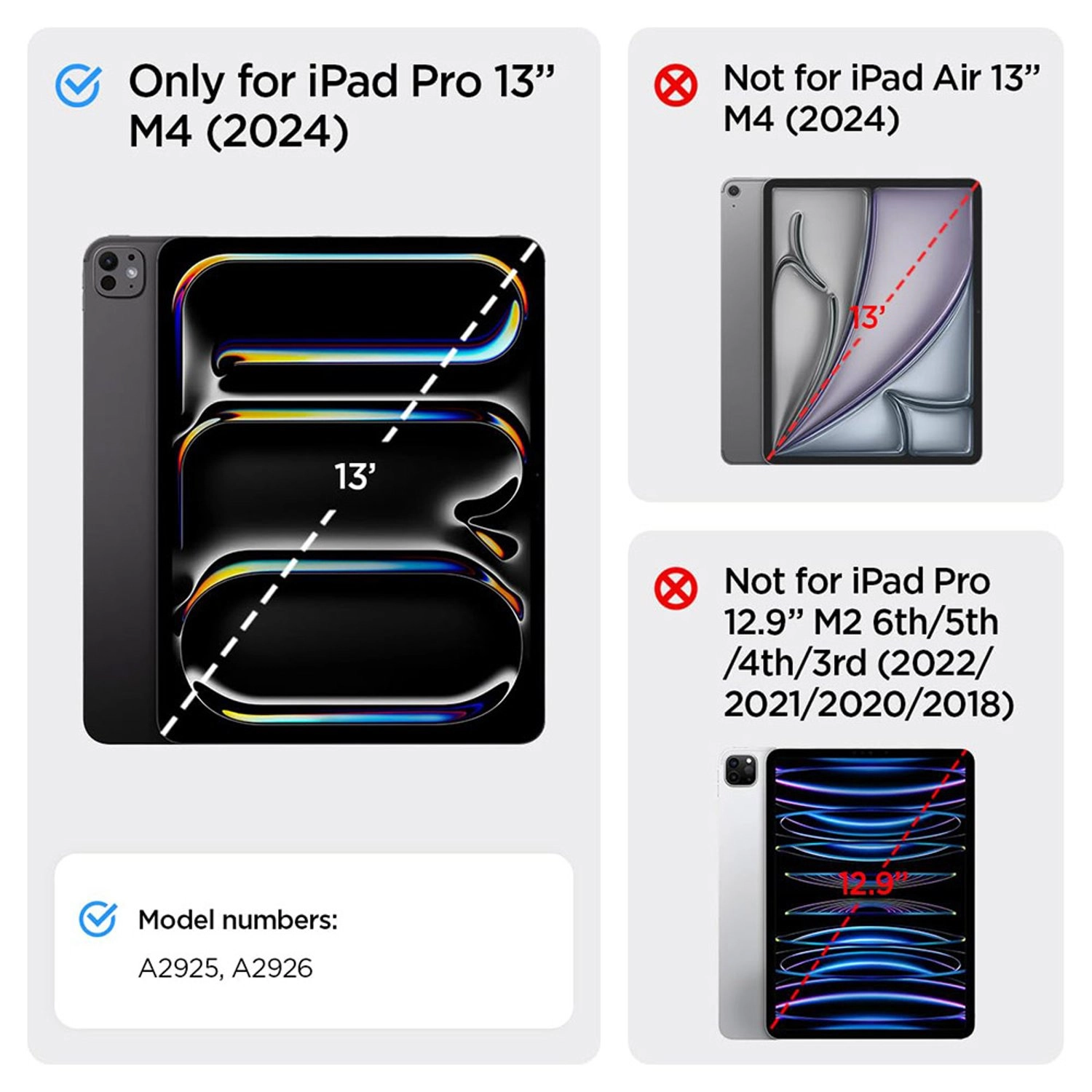 Folio Case with Pencil Holder for iPad Pro 13-inch