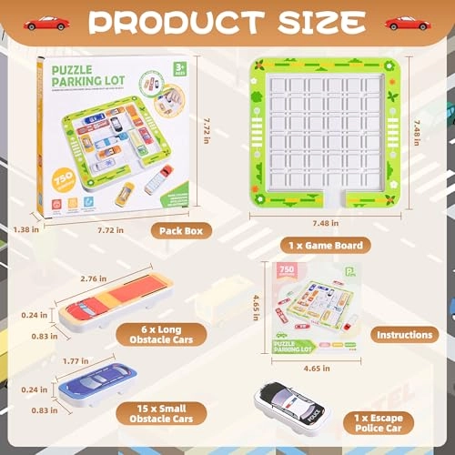 Parking Puzzle (750Magnetic) - 1 pcs