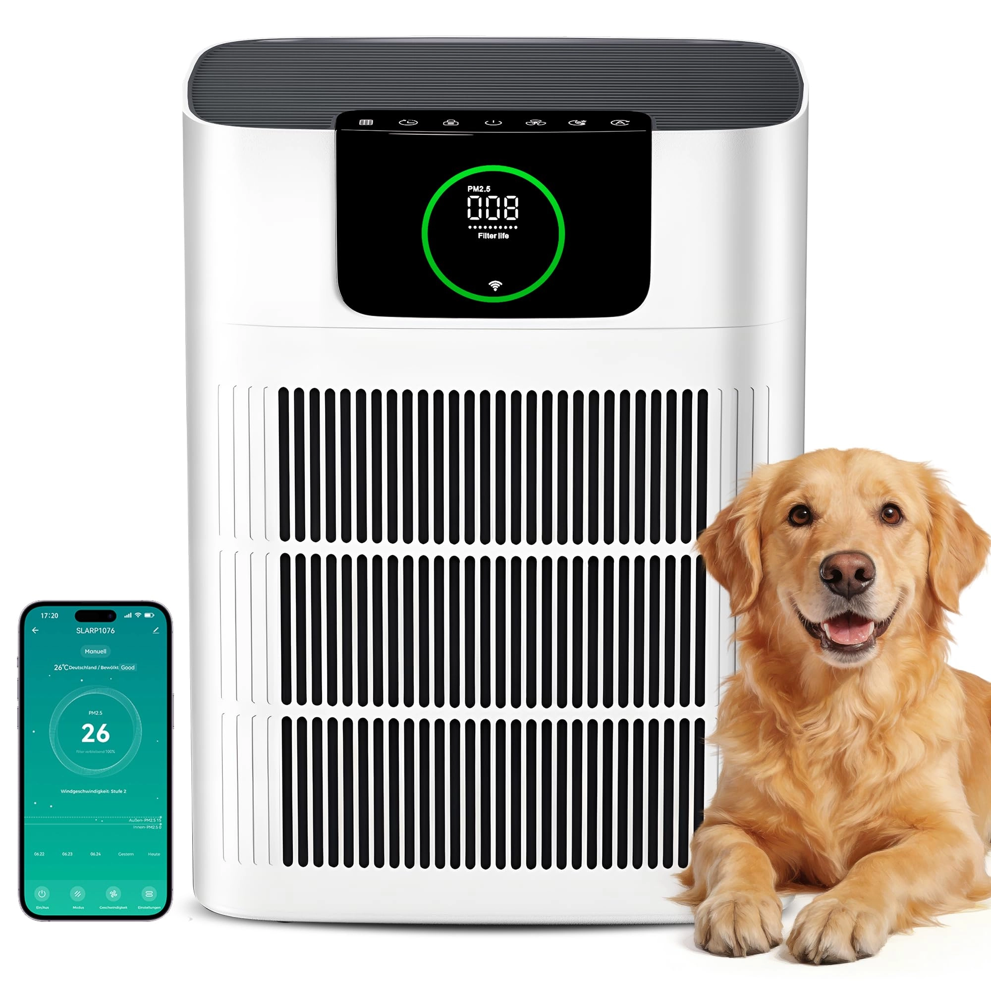 alphaappliance AP002 - 100 m² HEPA CADR 330 m³/h