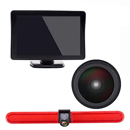Car Mirror Monitor - 7 Inches + Car Rear View Camera - Night vision 628 x 586 pixels