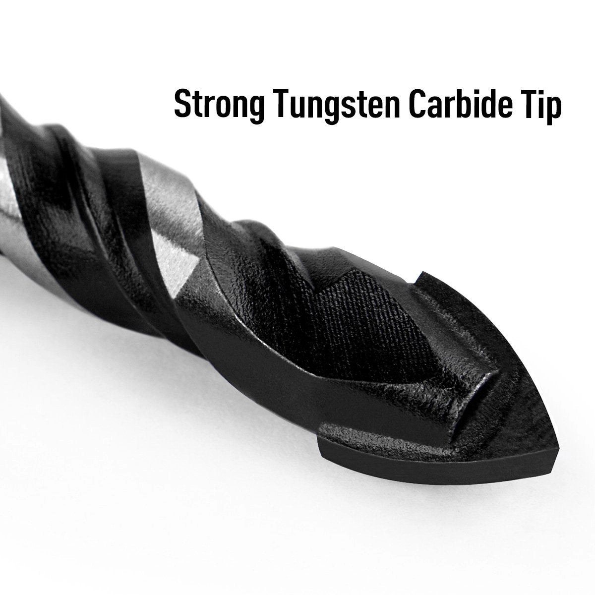 Multi-Material Drill Bit Set - tungsten carbide tip 5 Pcs 6mm 8mm 10mm 12mm