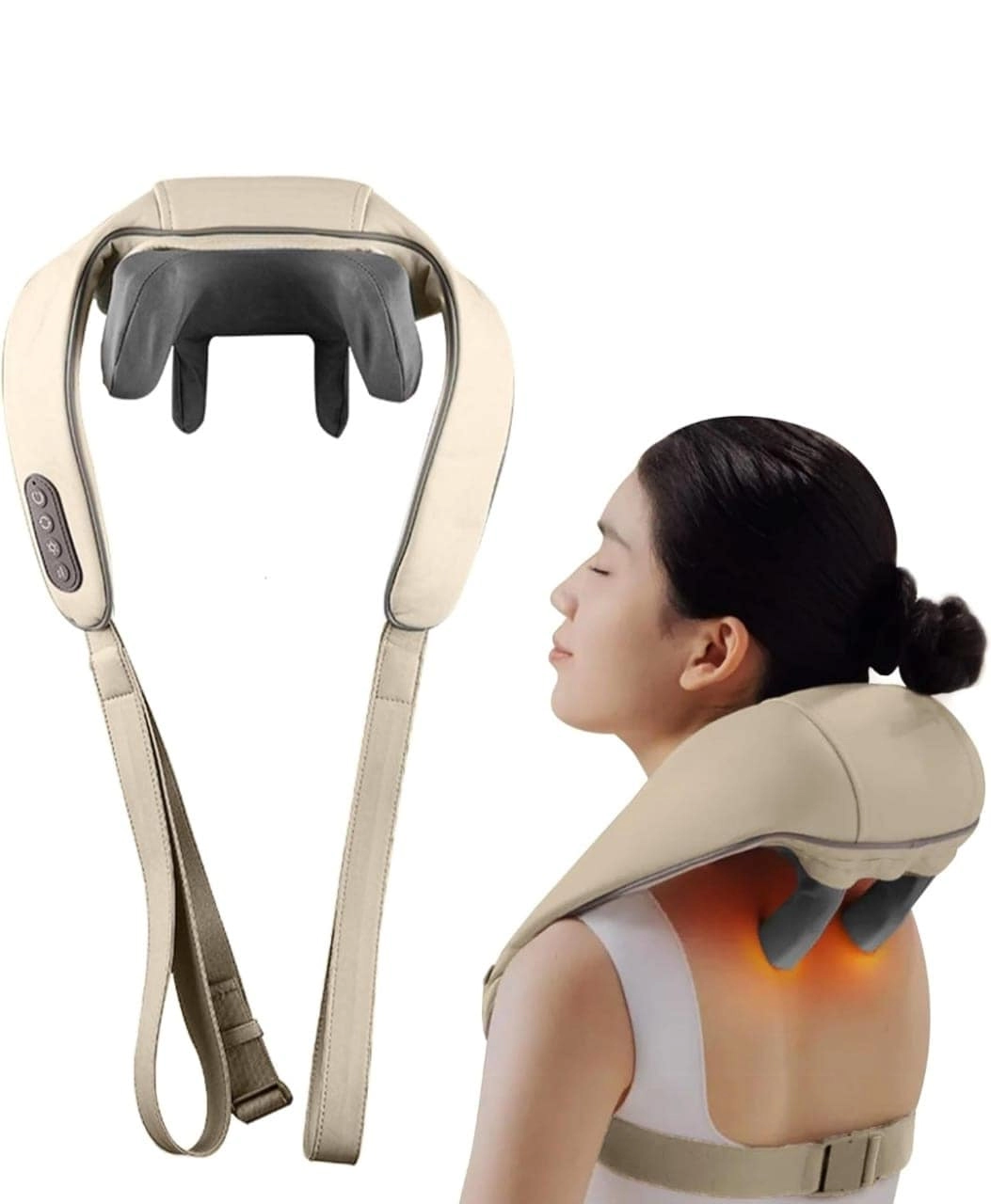 Sprintee Neck and Shoulder Massager - Heat Shiatsu Wireless