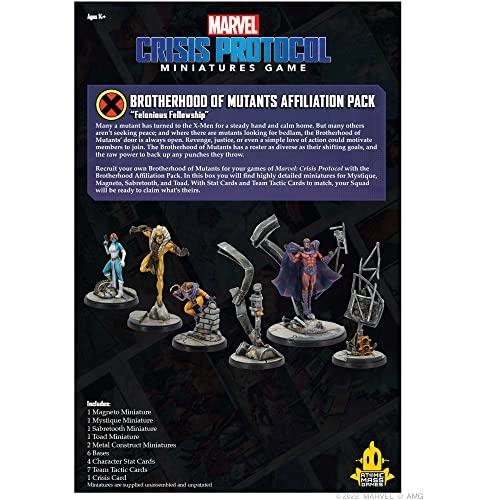 MARVEL: Crisis Protocol - Brotherhood of Mutants Affiliation Pack