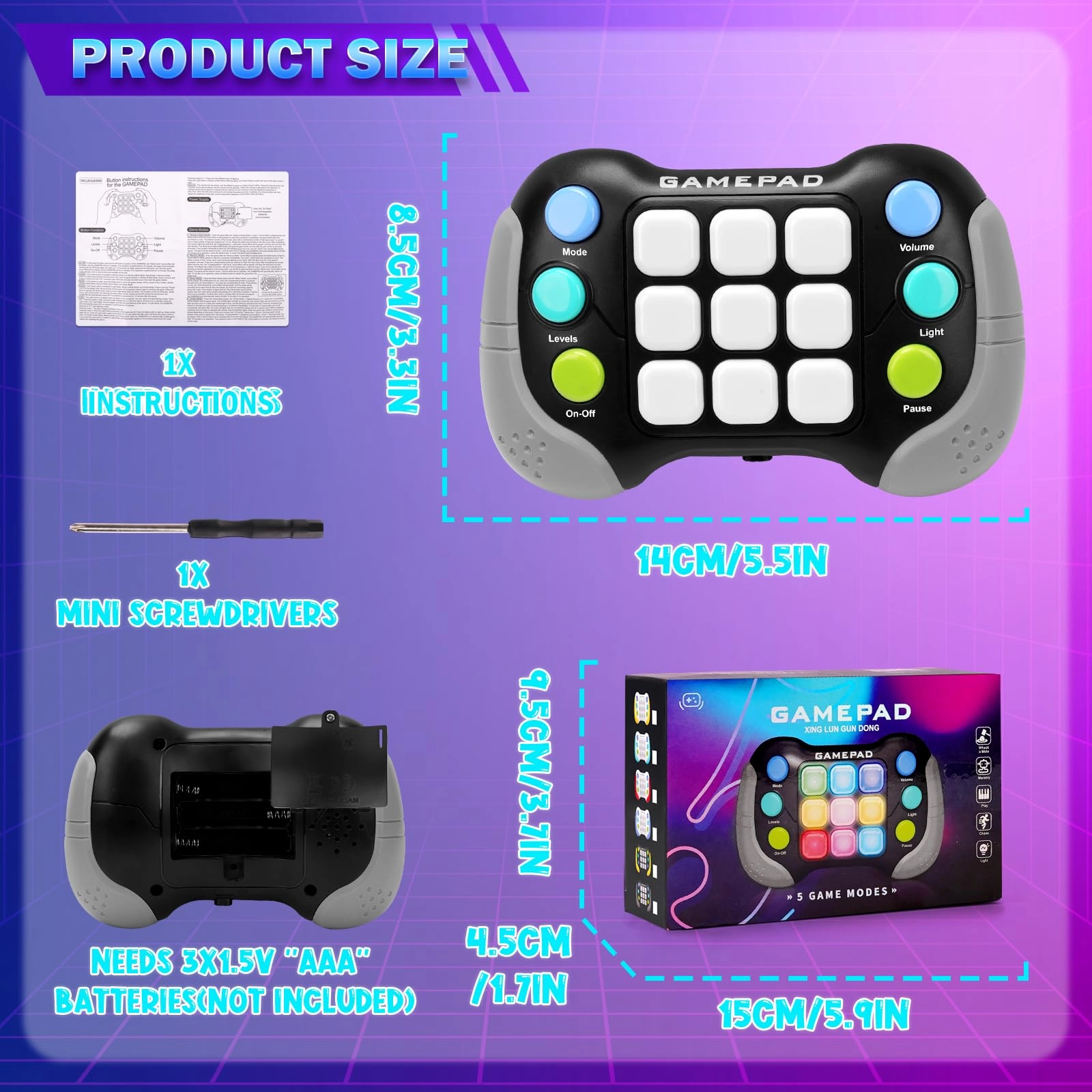 Handheld Game Console - 4-10 years