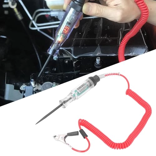 Auto Circuit Tester - LED Digital Display Red Wire New Type