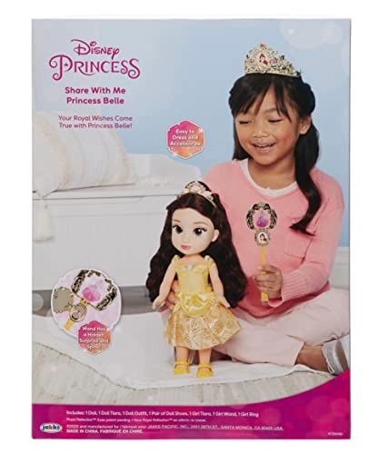 Belle Toddler Doll - Tiara Wand Ring Ages 3+