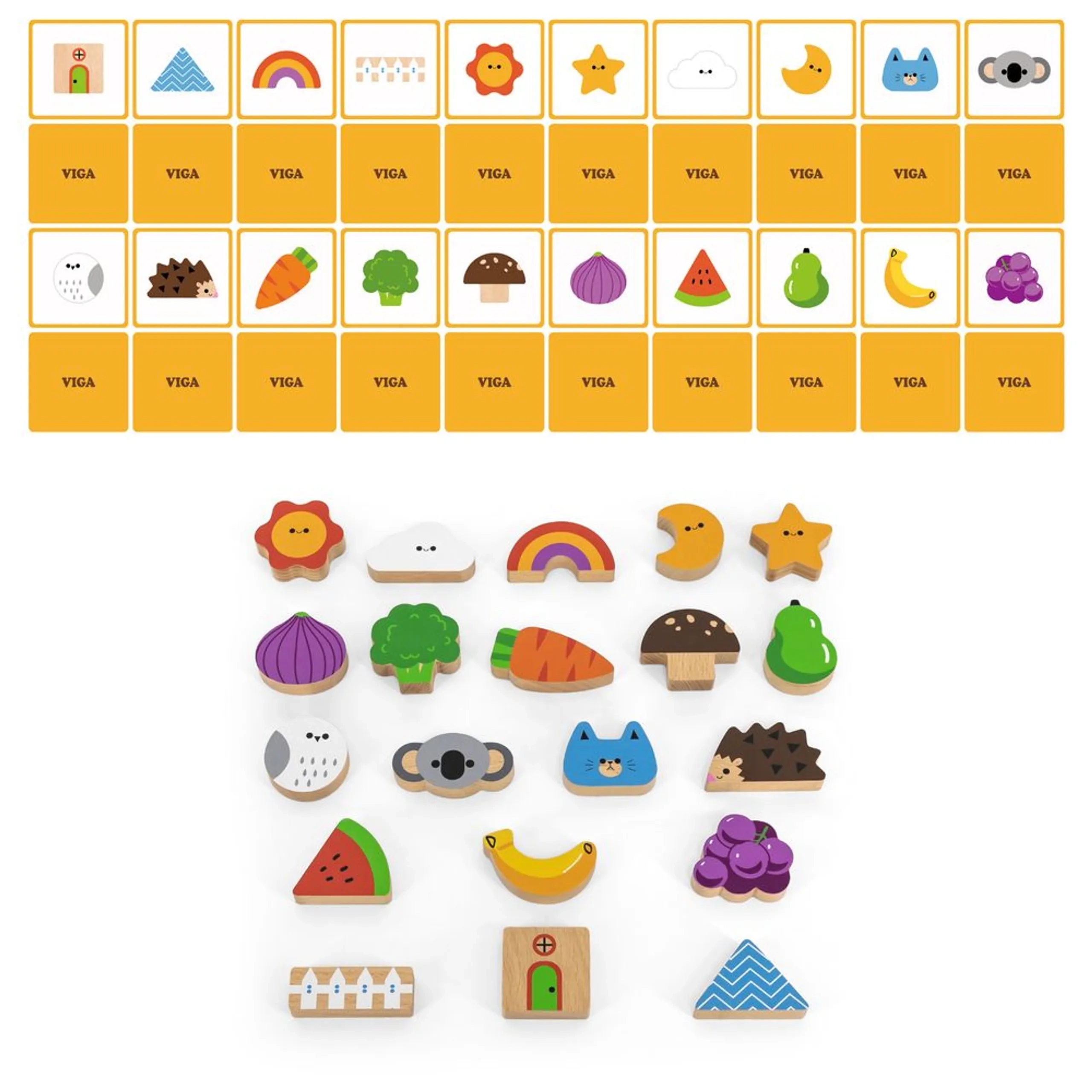 Touch and Find Matching Puzzle (29464294-44658) - 20 pcs