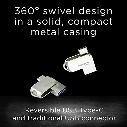 Secure 360 - USB 3.2 Gen 1 Type C & Type A 16GB