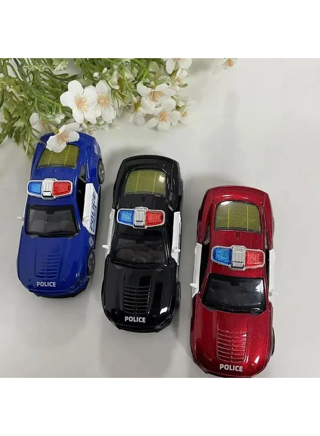 M5 Police Car - Grey Blue Alloy Pull-Back Action