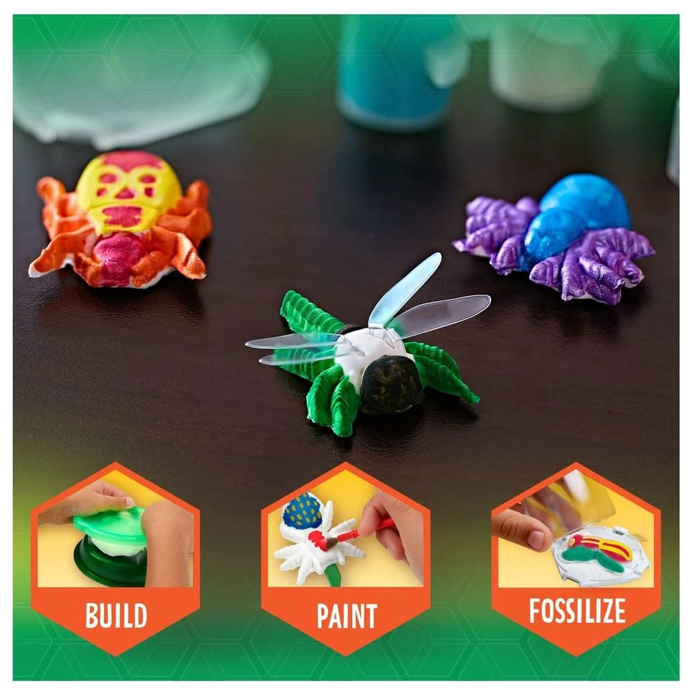 Critter Creator - Metallic Clay Art Fossil Kit with Paint