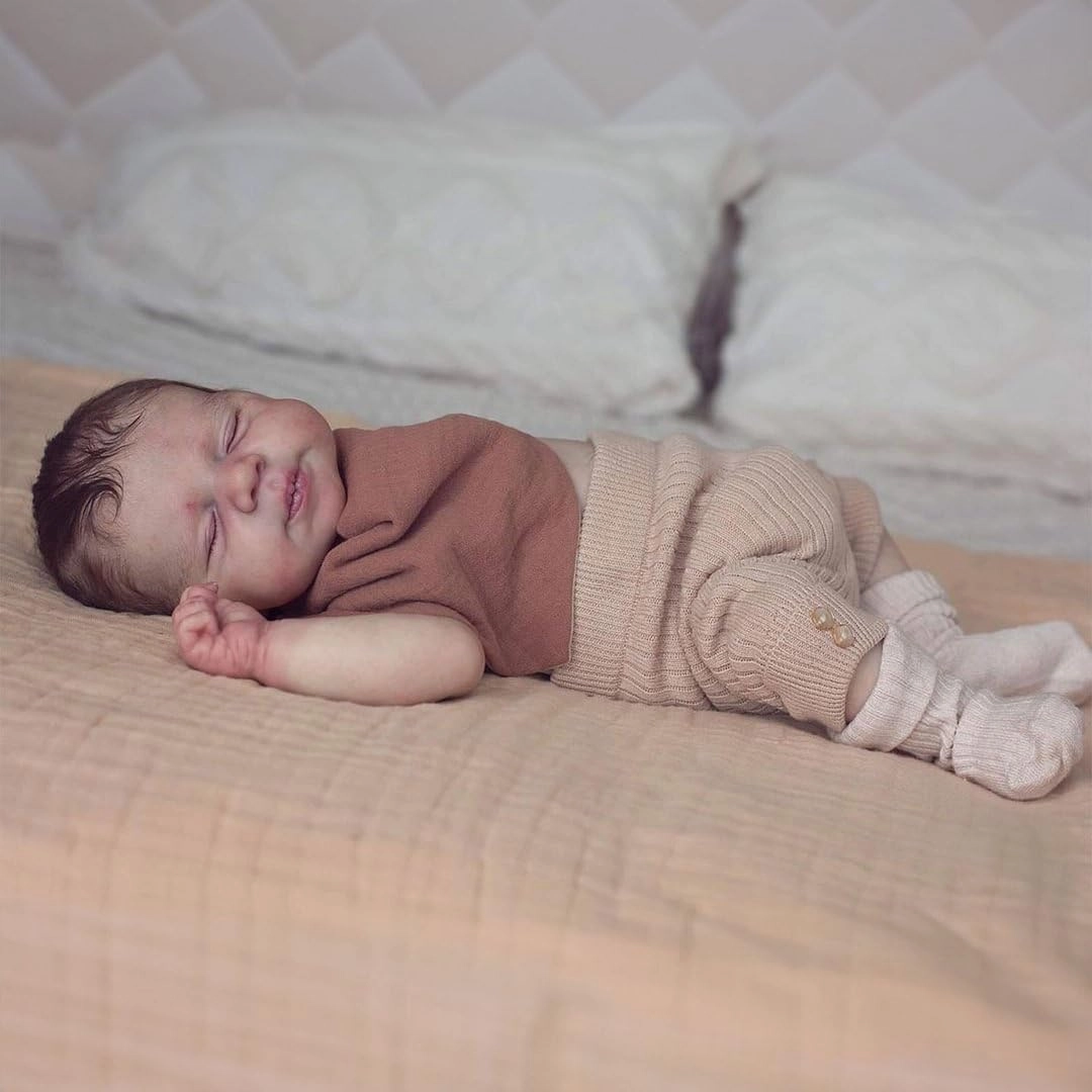 Reborn Baby Doll - 18 inch Silicone Vinyl Girl Ages 36 months+