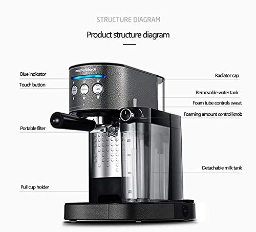 Coffee Maker - Fully Automatic Pump Pressure Milk Froth