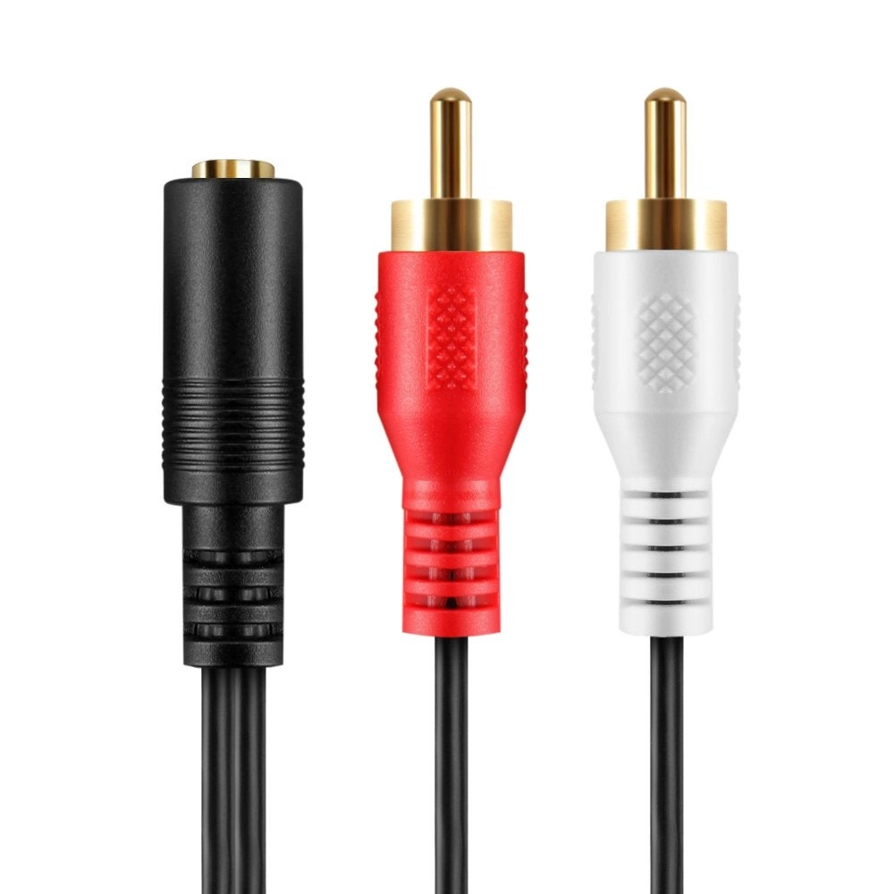 3.5mm to RCA Stereo Audio Cable Adapter