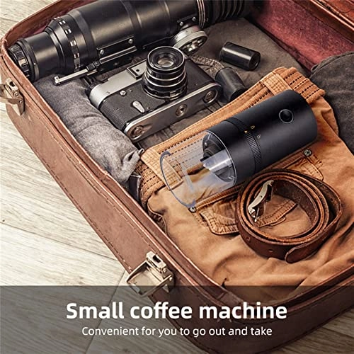 Electric Coffee Grinder - USB Rechargeable Portable