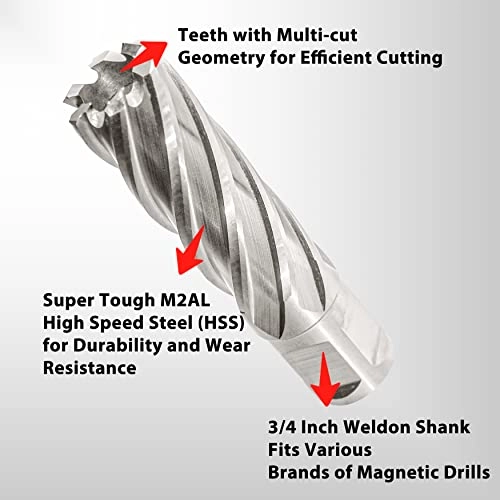 HSS Annular Cutter - 1 piece(s) High Speed Steel (HSS) 13/16"