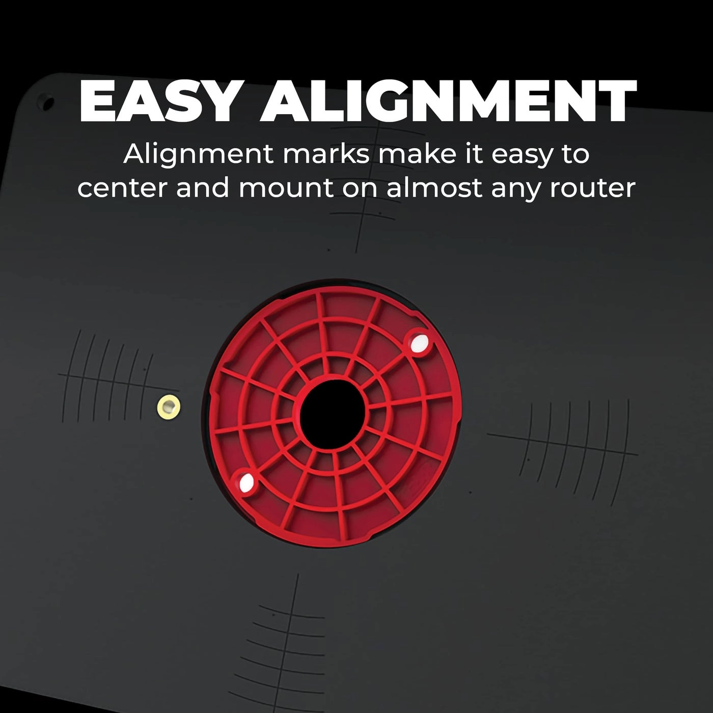 PRS4038 Precision Router Table Insert Plate - Undrilled