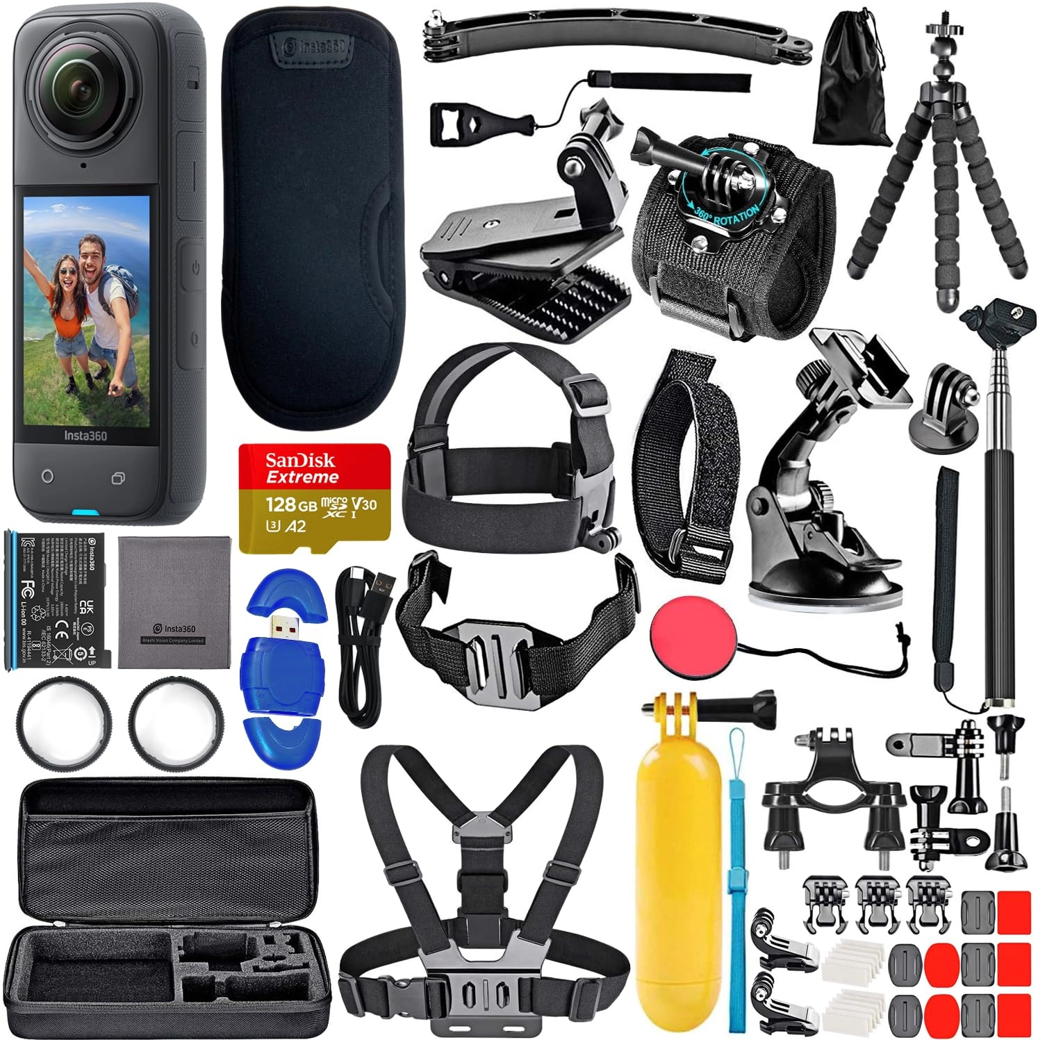 insta360 Intl. X4 8K30 Stabilization Bundle