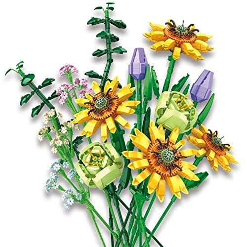 Flower Bouquet Building Kit - 975 pcs