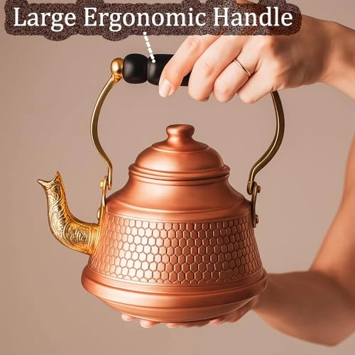Turkish TeaPot - Copper 1.5 Liters