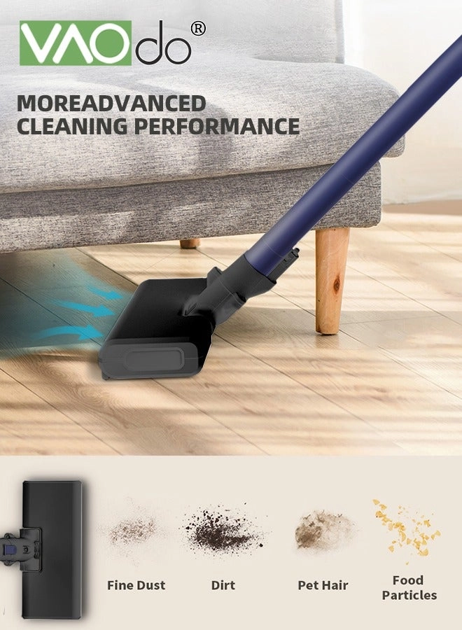 Multifunctional Cordless Vacuum Cleaner - 150W 11000Pa 40Mins Runtime