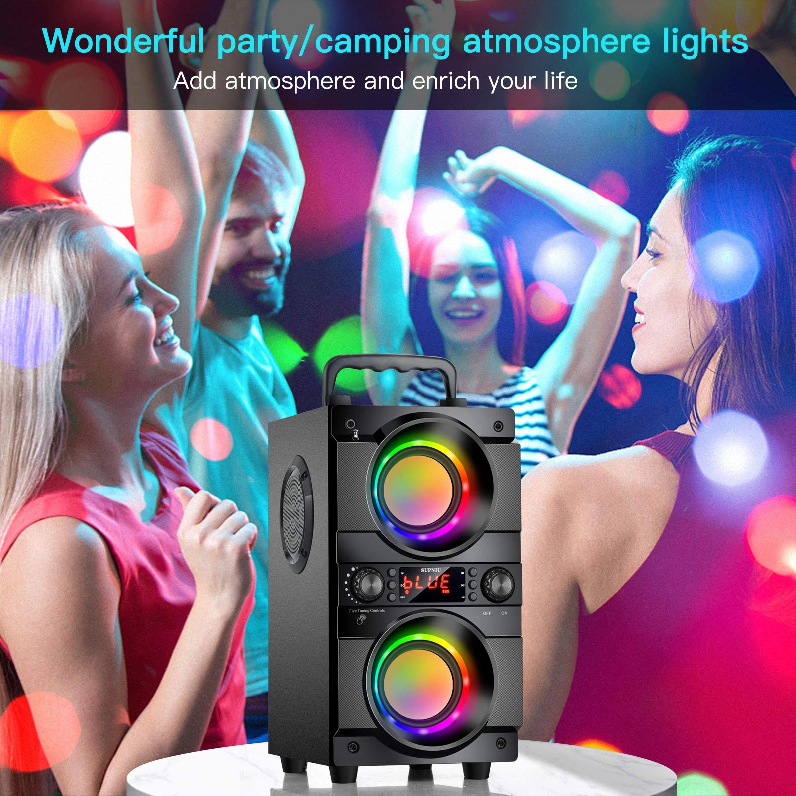 Portable Bluetooth Speaker - 60W