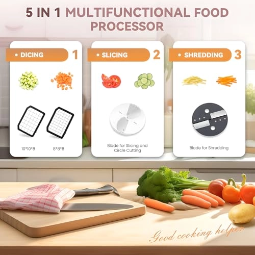 Vertical Vegetable Dicer - 5000 ml 600w