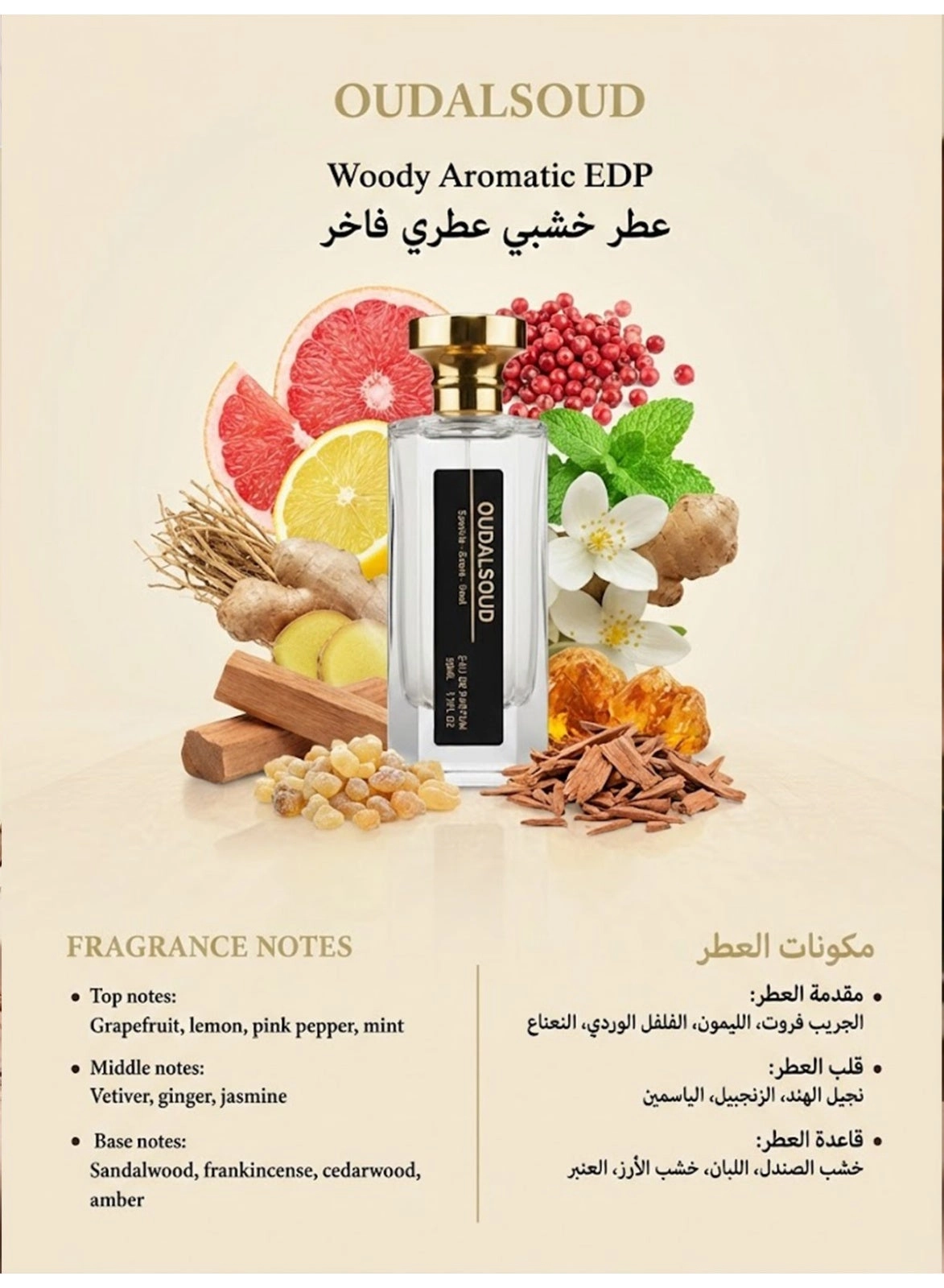 Amber Oud Musk Eau de Parfum 50ml