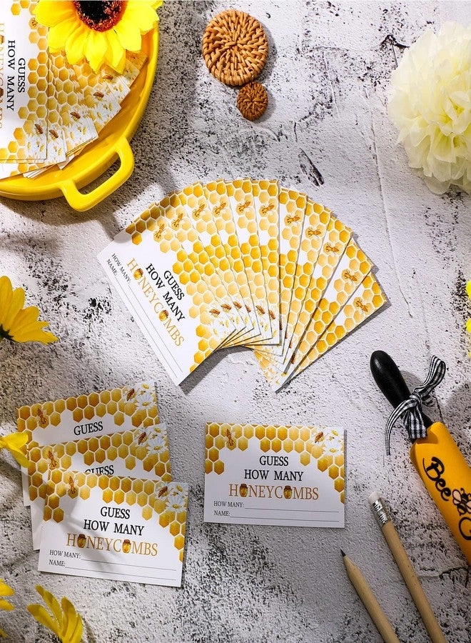 Bee Baby Shower Games - 63 Pcs
