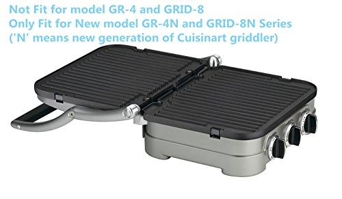 Reversible Grill/Griddle Plate - 200-Square-inch Cooking Surface