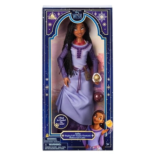 Asha Musical Doll - 29 cm Purple