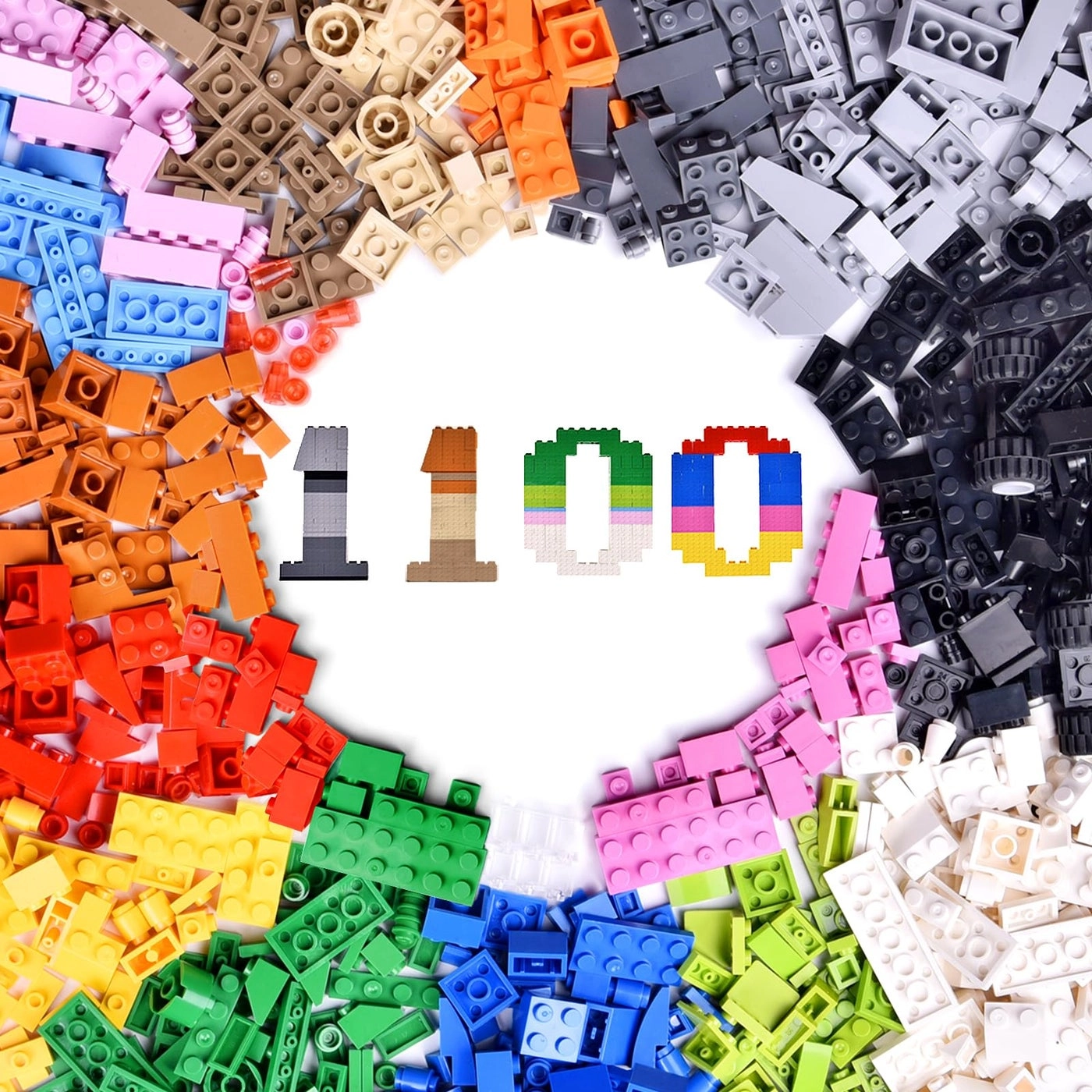 FUN LITTLE TOYS Building Blocks - 1100 pcs