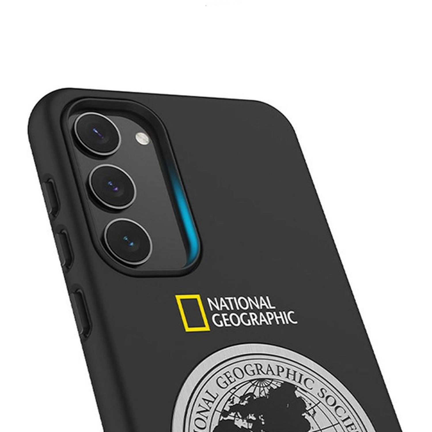 National Geographic Metal Deco Hard Shell Case for Galaxy S23 Plus