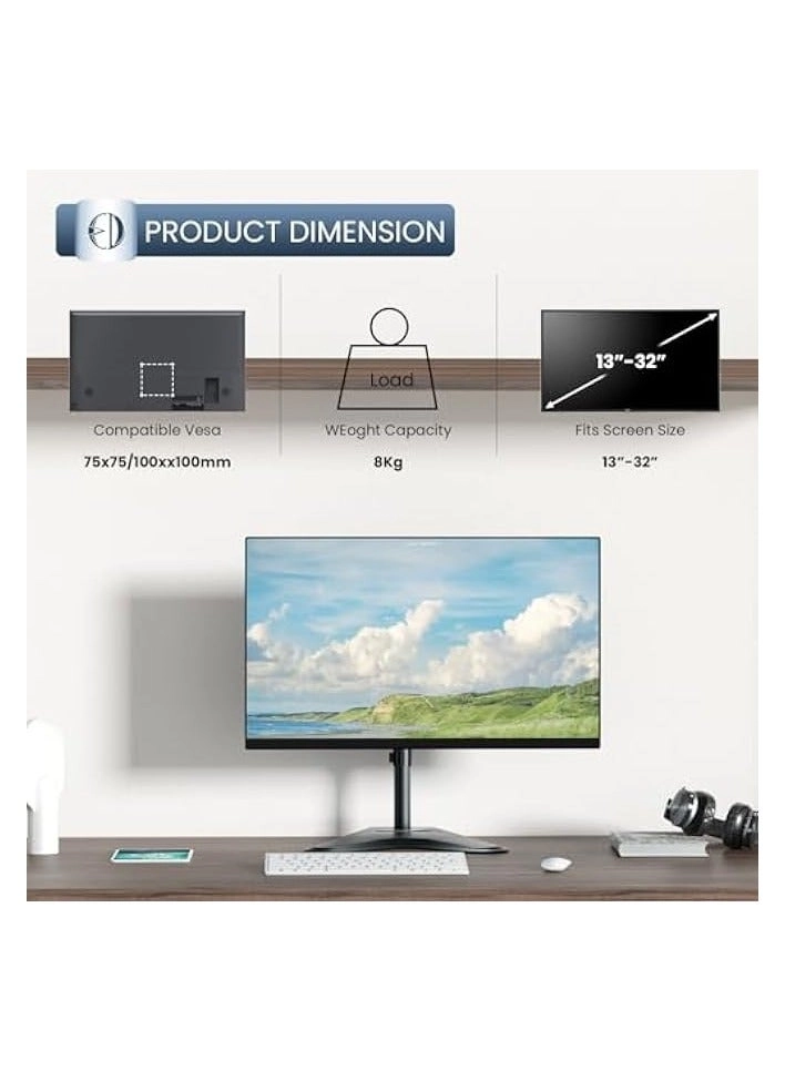 Single Monitor Desk Mount - 1 32 Inch