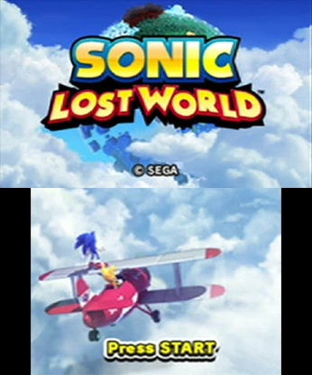 Sonic Lost World Pal - Nintendo 3DS