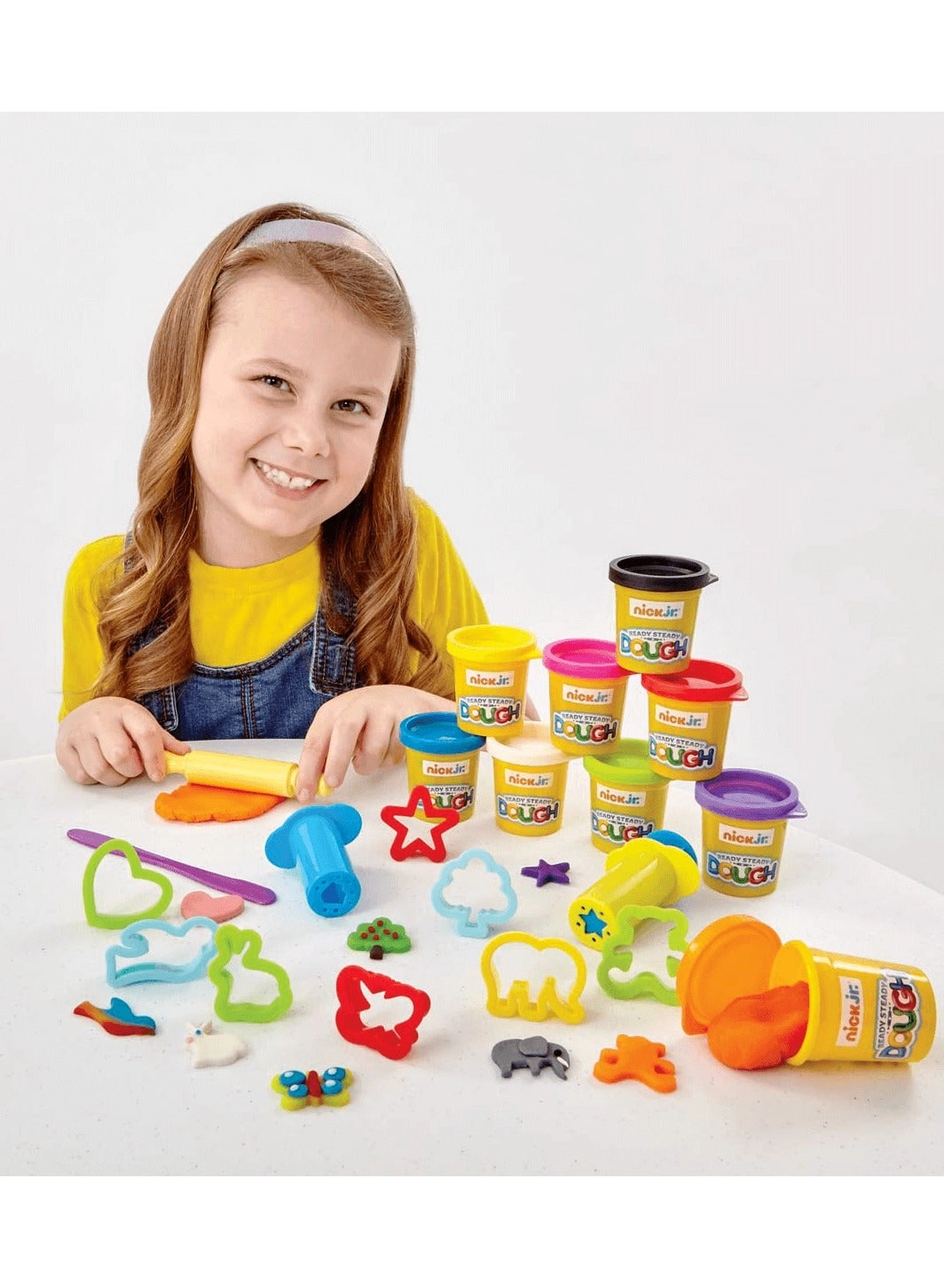 Ready Steady Dough Nick Jr Lots Of Pots - 3+ years 9 pcs