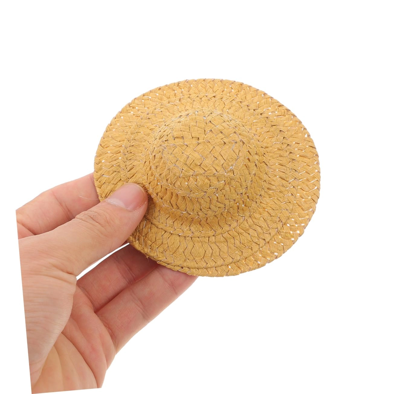 Mini Hand Woven Straw Hat - paper