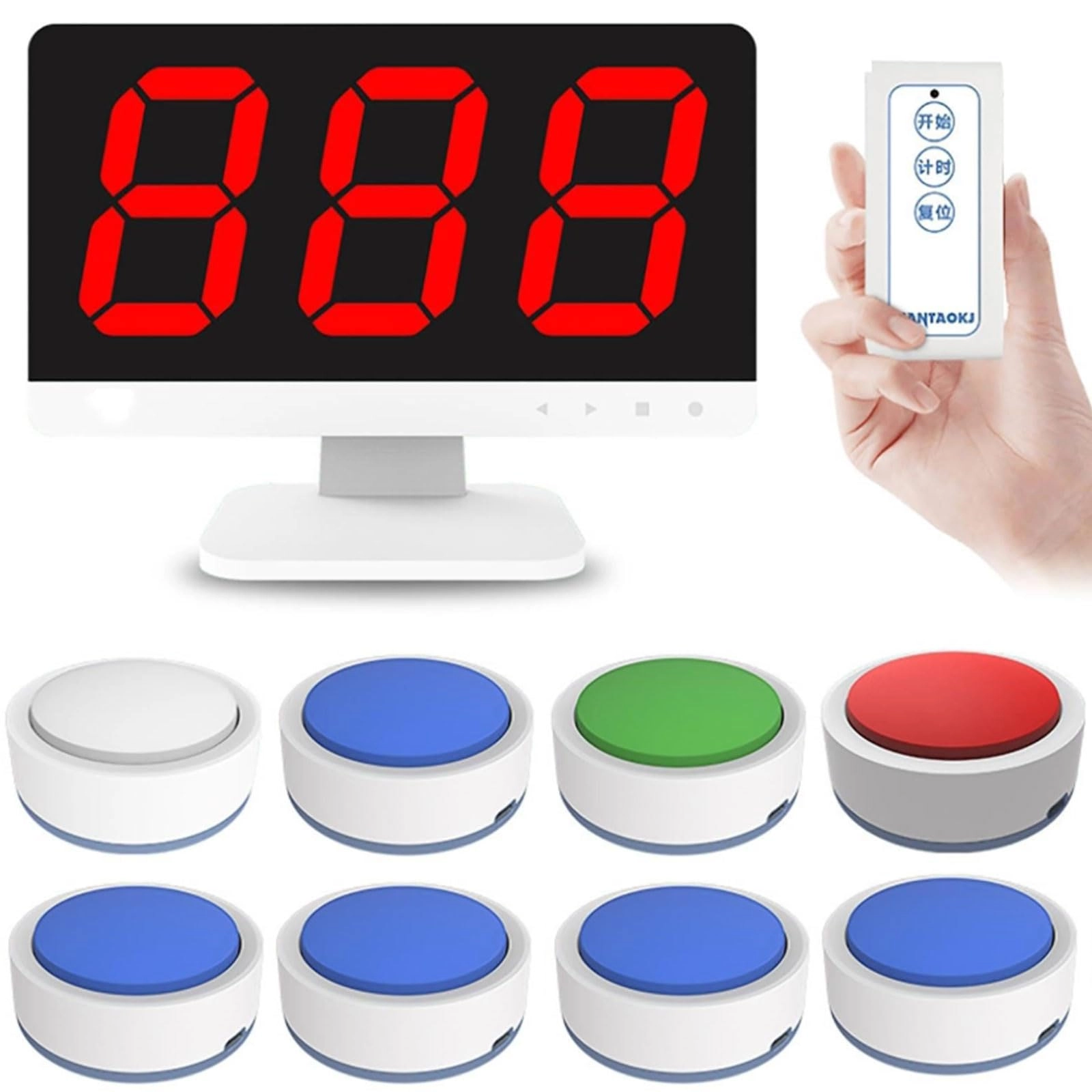 XCSCUK Wireless Quiz Game Buzzer - 8 piece(s)