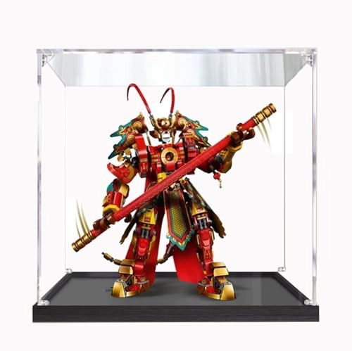 Acrylic Display Case for LEGO 80012 Monkel - 2mm thickness With Background