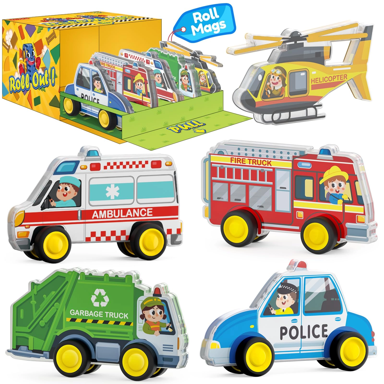 Oriate Rolling City Vehicle - 36 months - 12 years 5 pieces