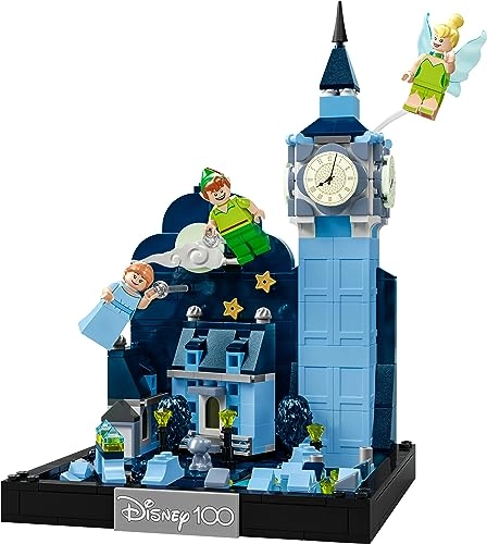 Disney Peter Pan & Wendy's Flight over London (43232) - Glow-in-the-Dark Big Ben Skyline Diorama