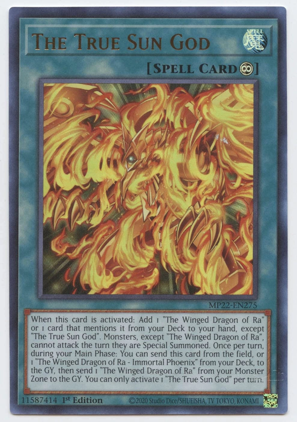 Yu-Gi-Oh! The True Sun God MP22-EN275 - 1st Edition