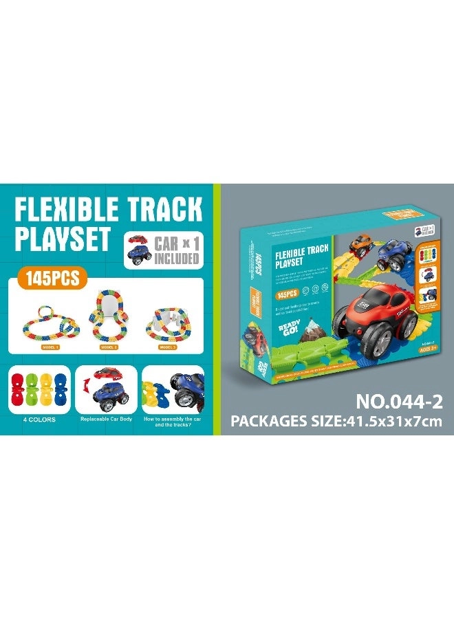 Flexible Track Playset - 145 Piece