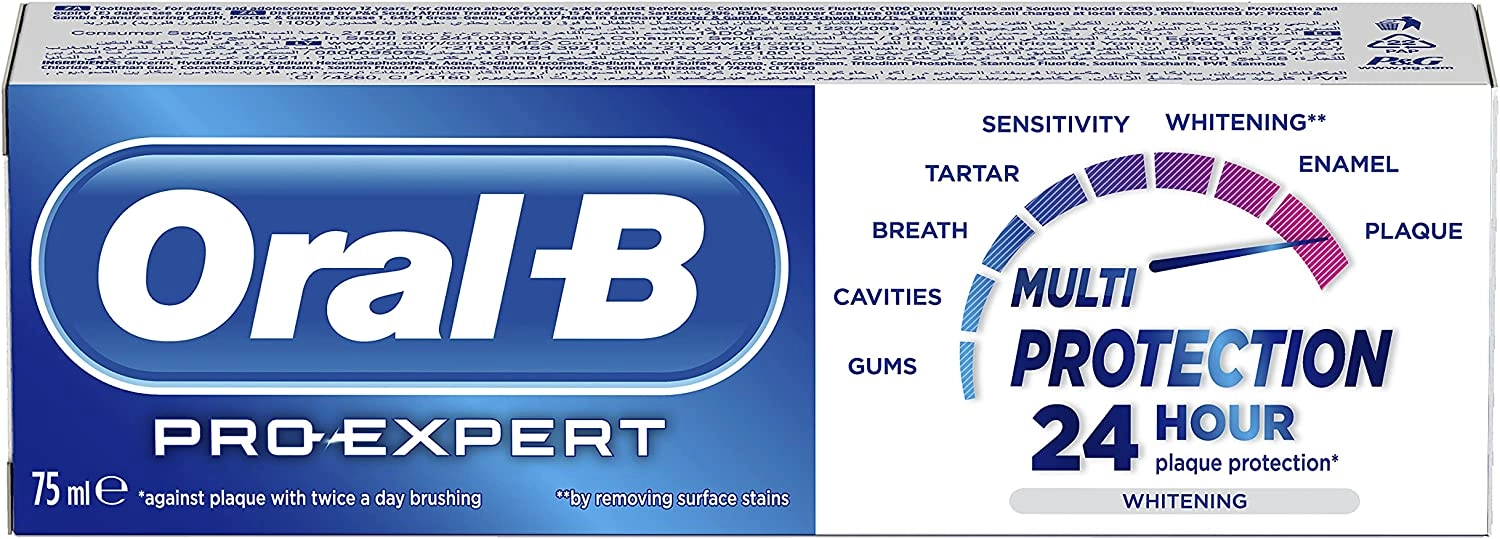 Oral-B Pro-Expert Whitening Stannous Fluoride Complex Toothpaste 75ml