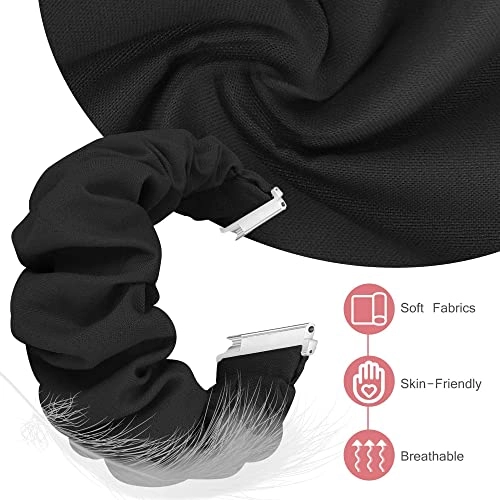 Watch Band for H80 1.47 Inch - Cotton Blue Grid 125-220 mm