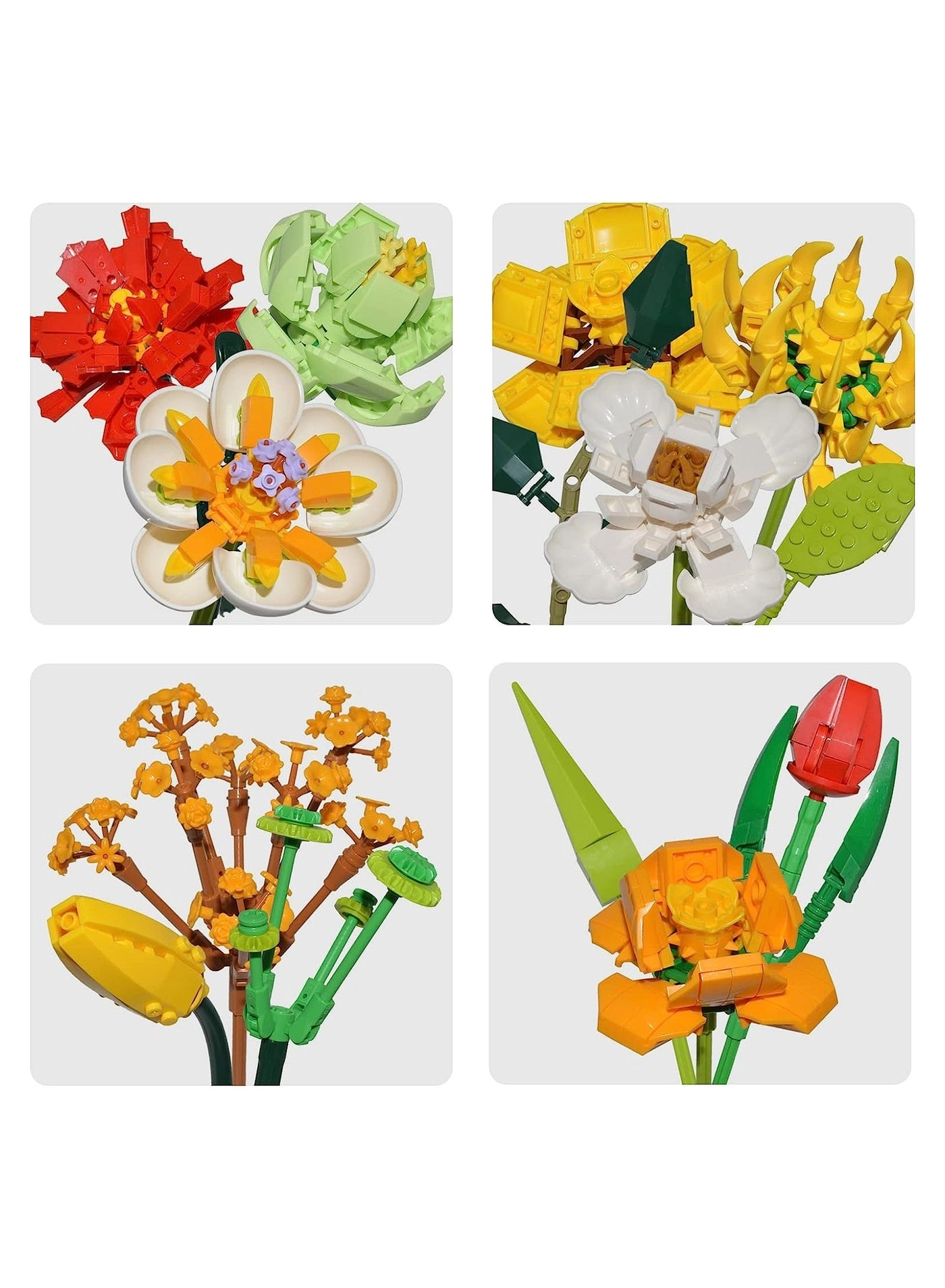 Flower Bouquet Building Blocks - ABS plastic