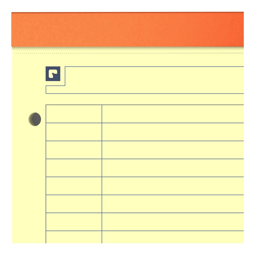 NOTEPAD ORANGE SP 21*31
