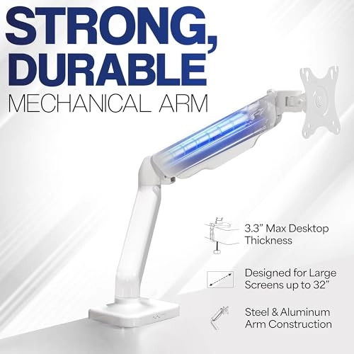 Monitor Desk Stand - Single 17 to 32 inch