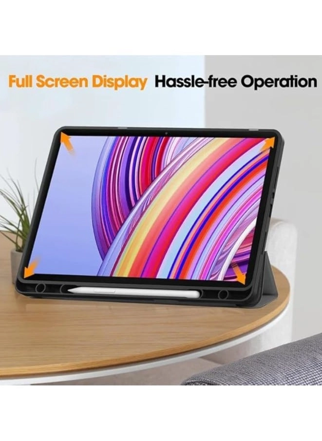 Tri-fold Stand Case with Auto Wake/Sleep for Poco Pad 12.1-inch (2024)